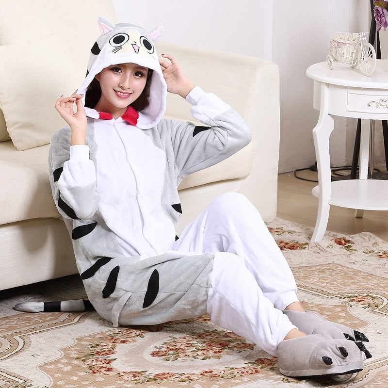 Grey Cat Kigurumi