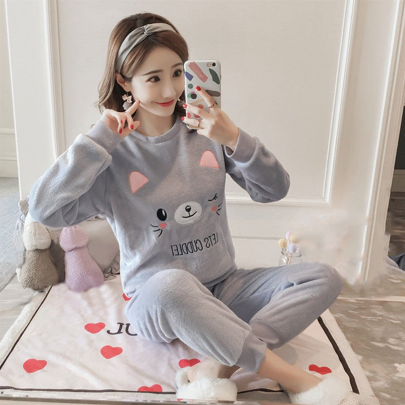 Grey Cat Pajamas