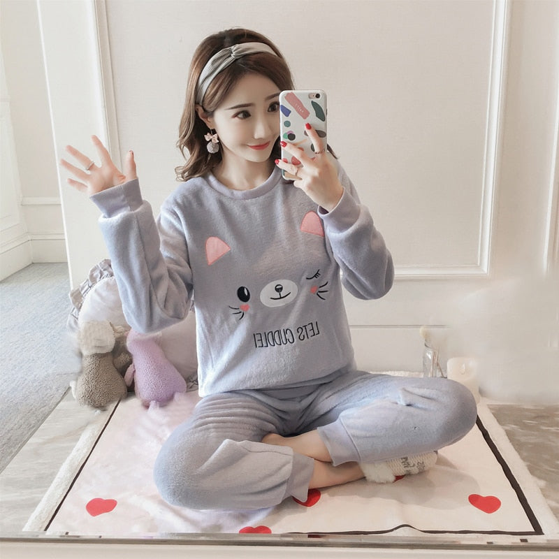 Grey Cat Pajamas