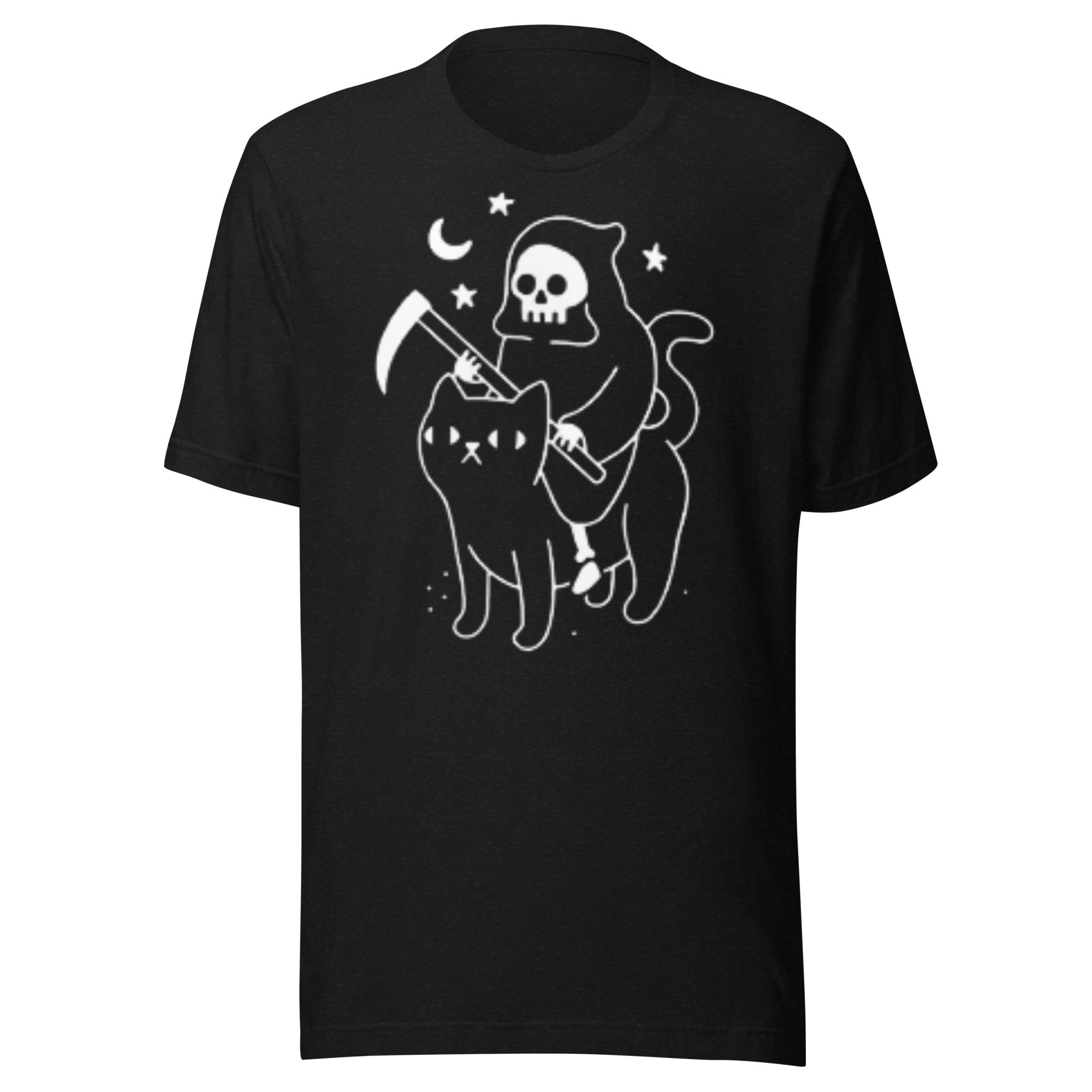 Grim Reaper cat shirt