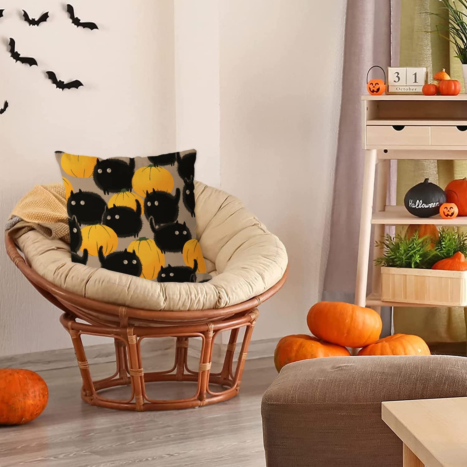 Halloween Cat Pillow