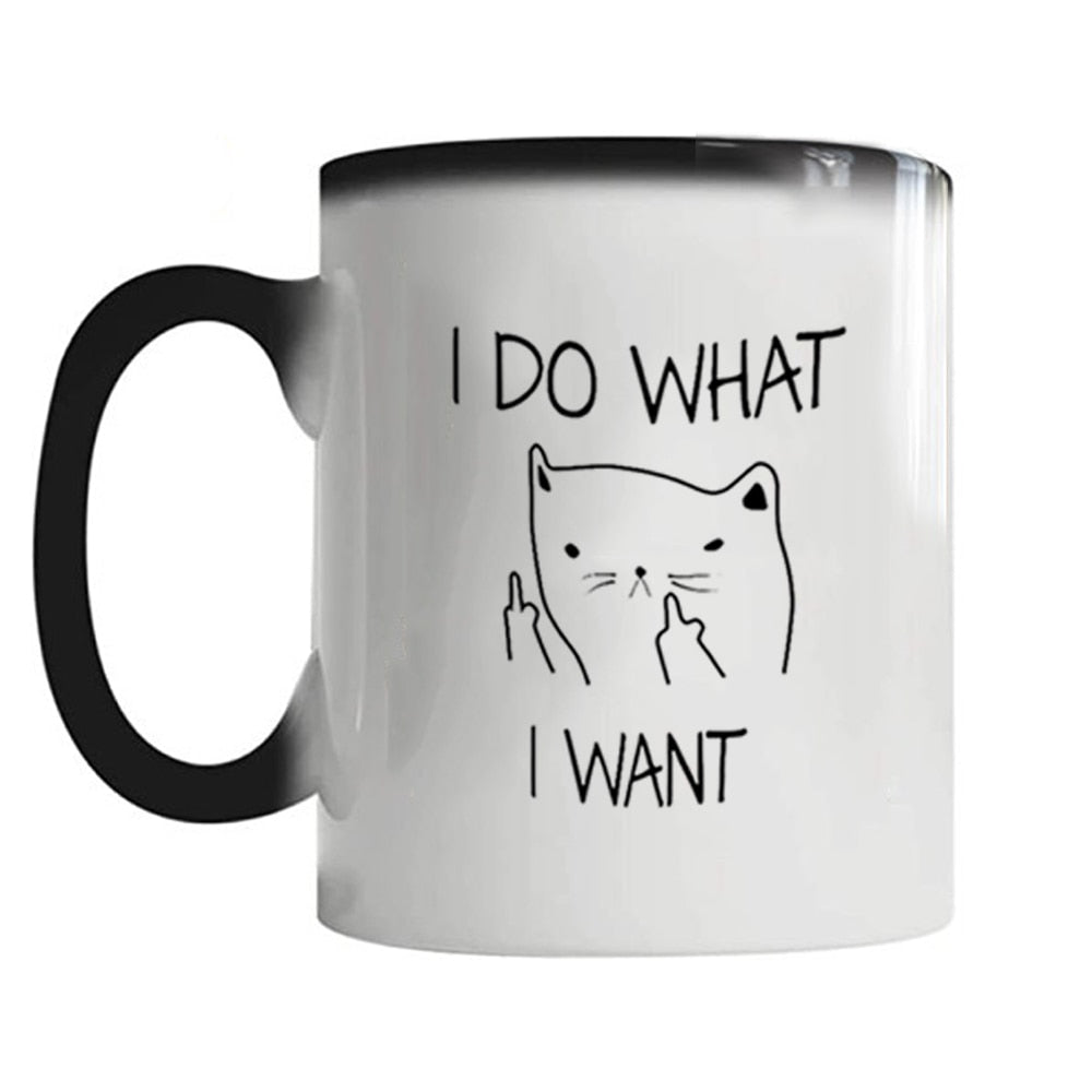 I Do What I Want Cat Mug