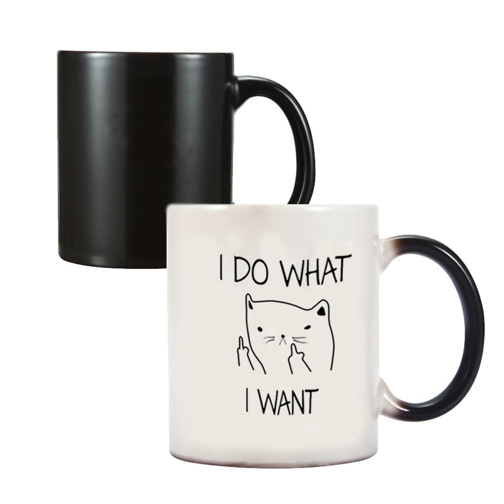 I Do What I Want Cat Mug