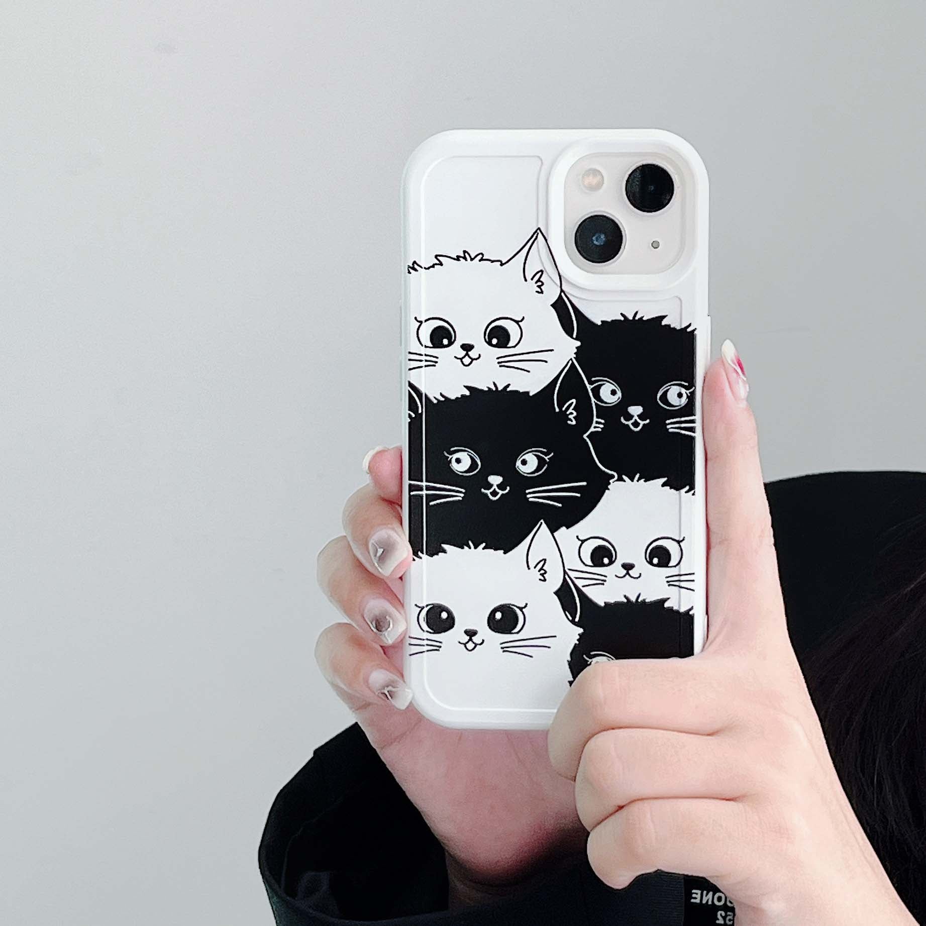 iPhone Black and White Phone Case
