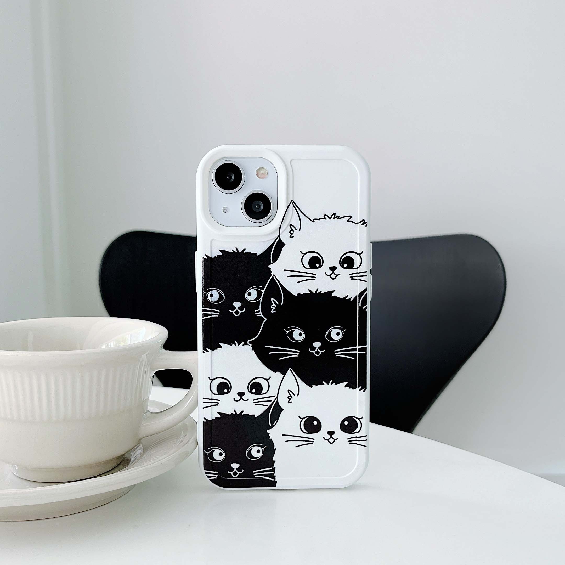 iPhone Black and White Phone Case