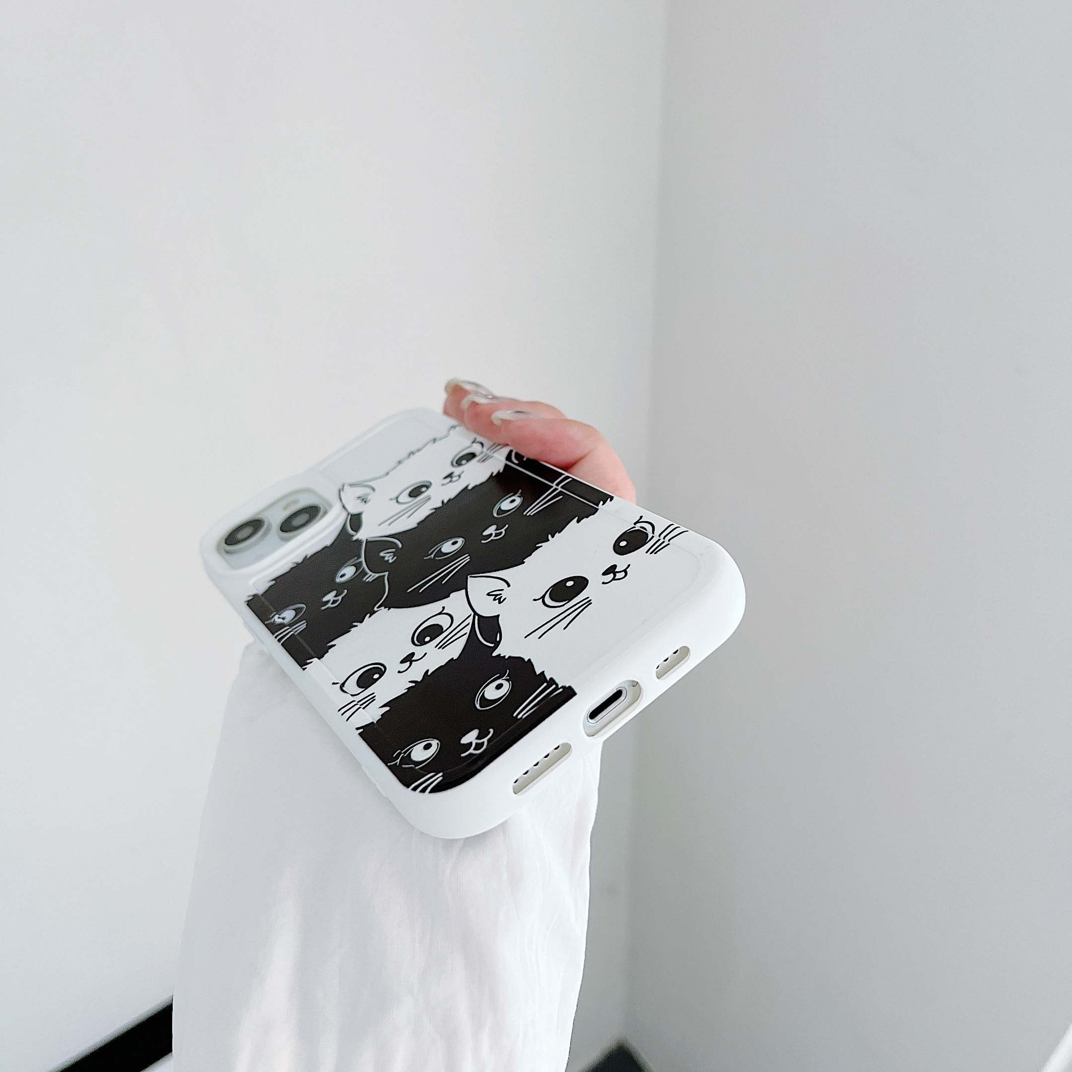 iPhone Black and White Phone Case