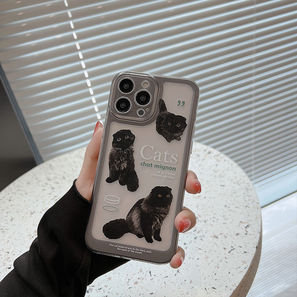 iPhone Black Cat Cell Phone Case