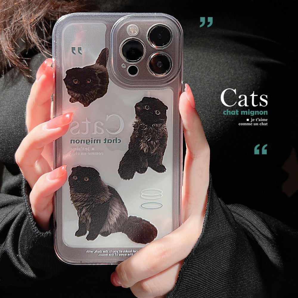 iPhone Black Cat Cell Phone Case