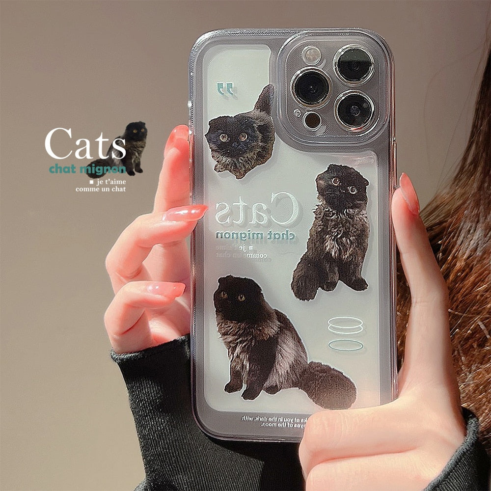 iPhone Black Cat Cell Phone Case