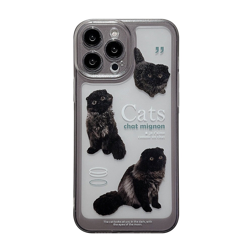 iPhone Black Cat Cell Phone Case
