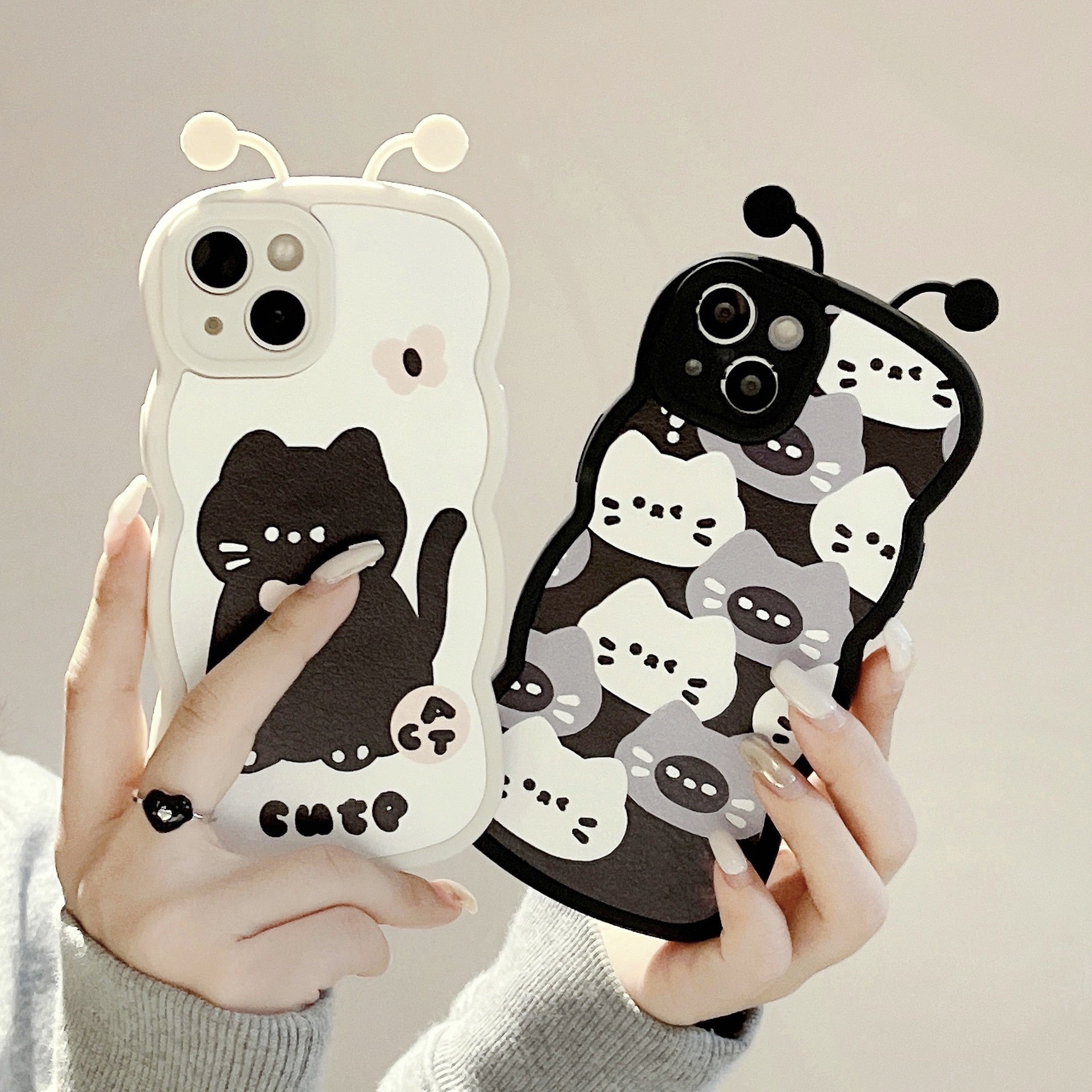iPhone Butterfly Cat Phone Case