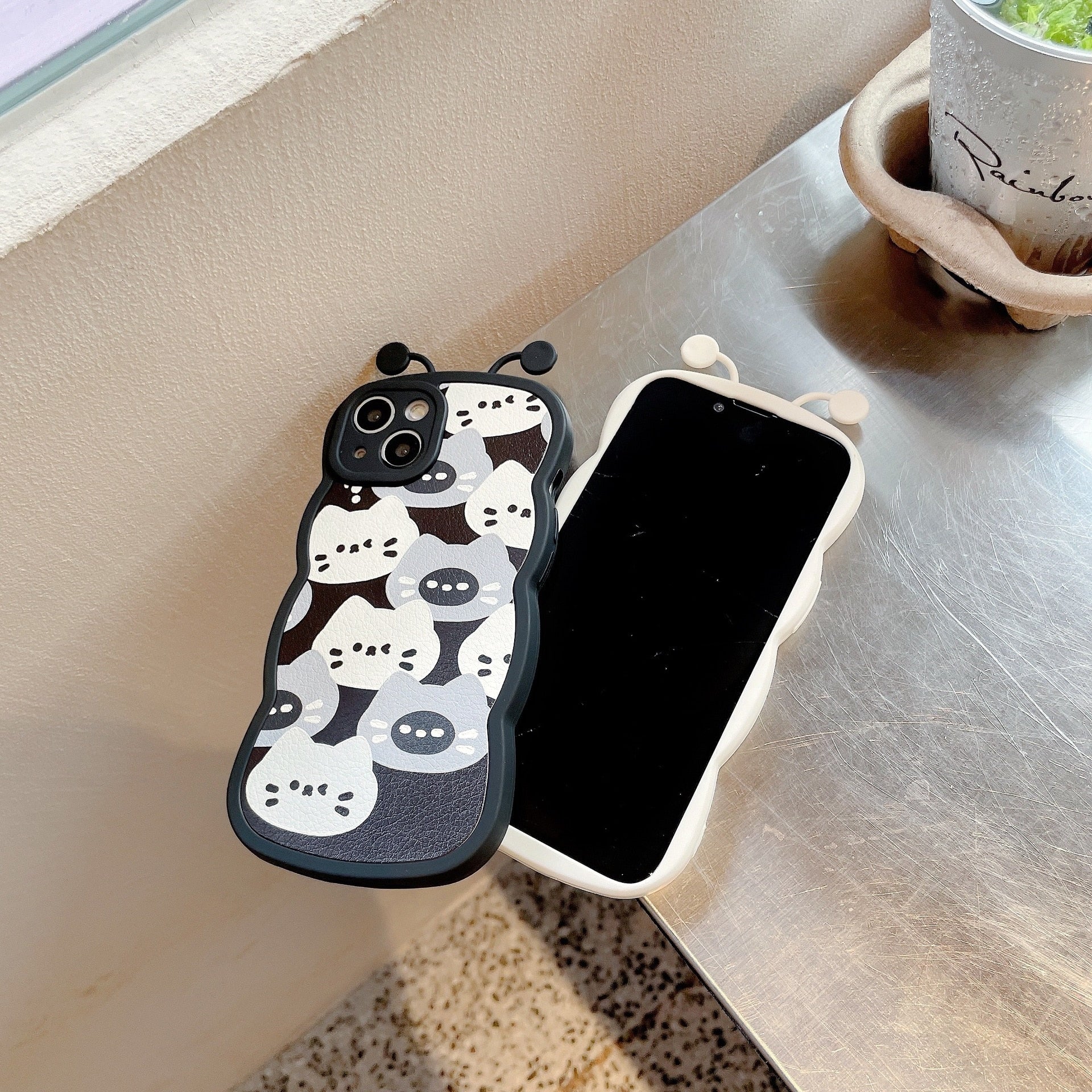iPhone Butterfly Cat Phone Case