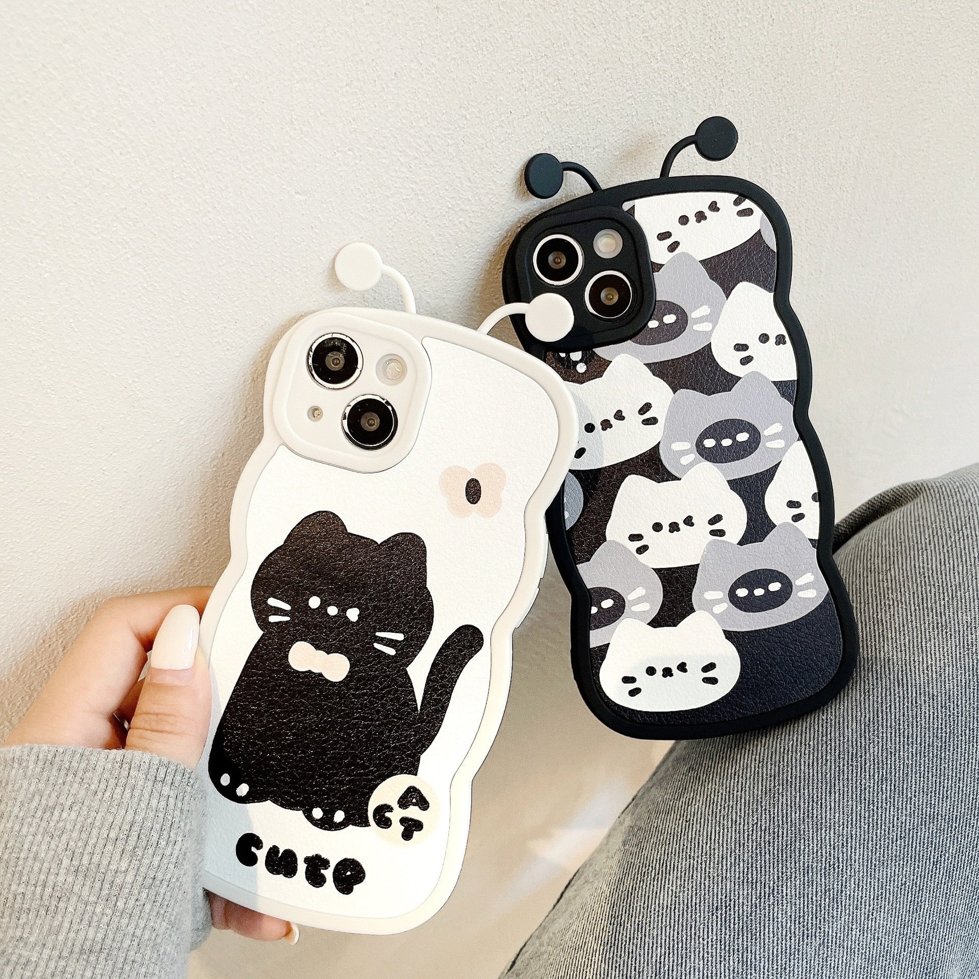 iPhone Butterfly Cat Phone Case