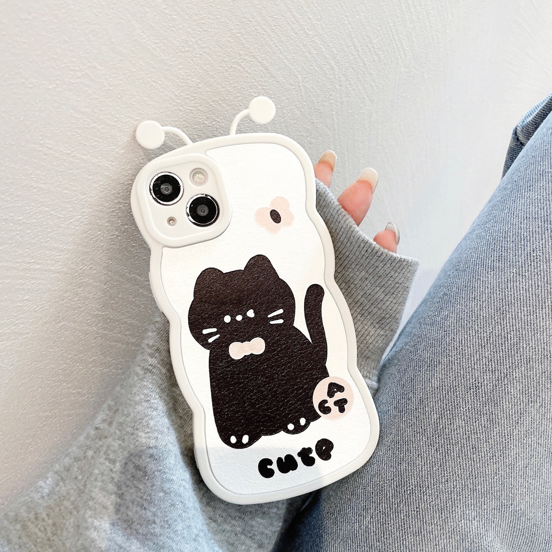 iPhone Butterfly Cat Phone Case