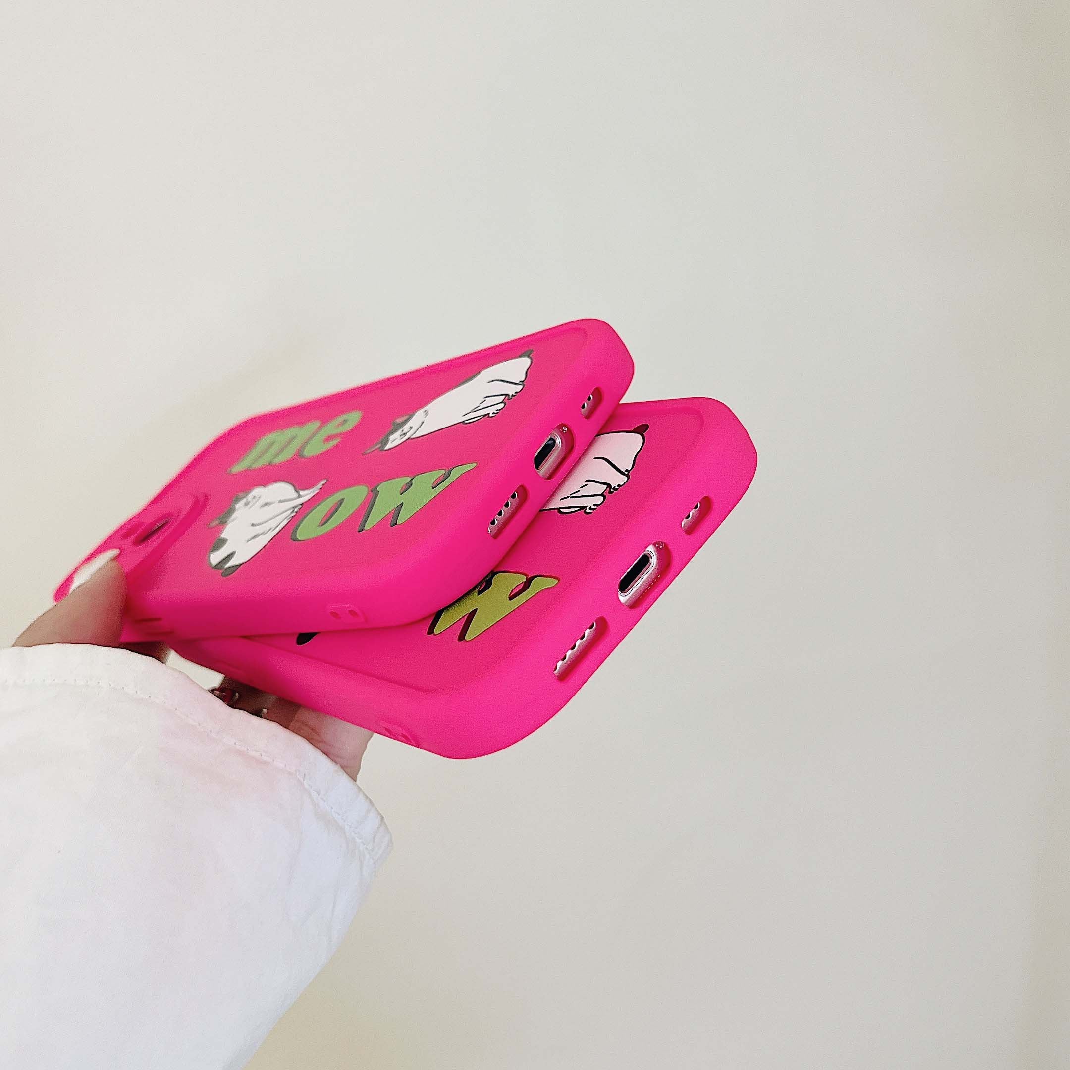 iPhone Cartoon Cat Phone Case