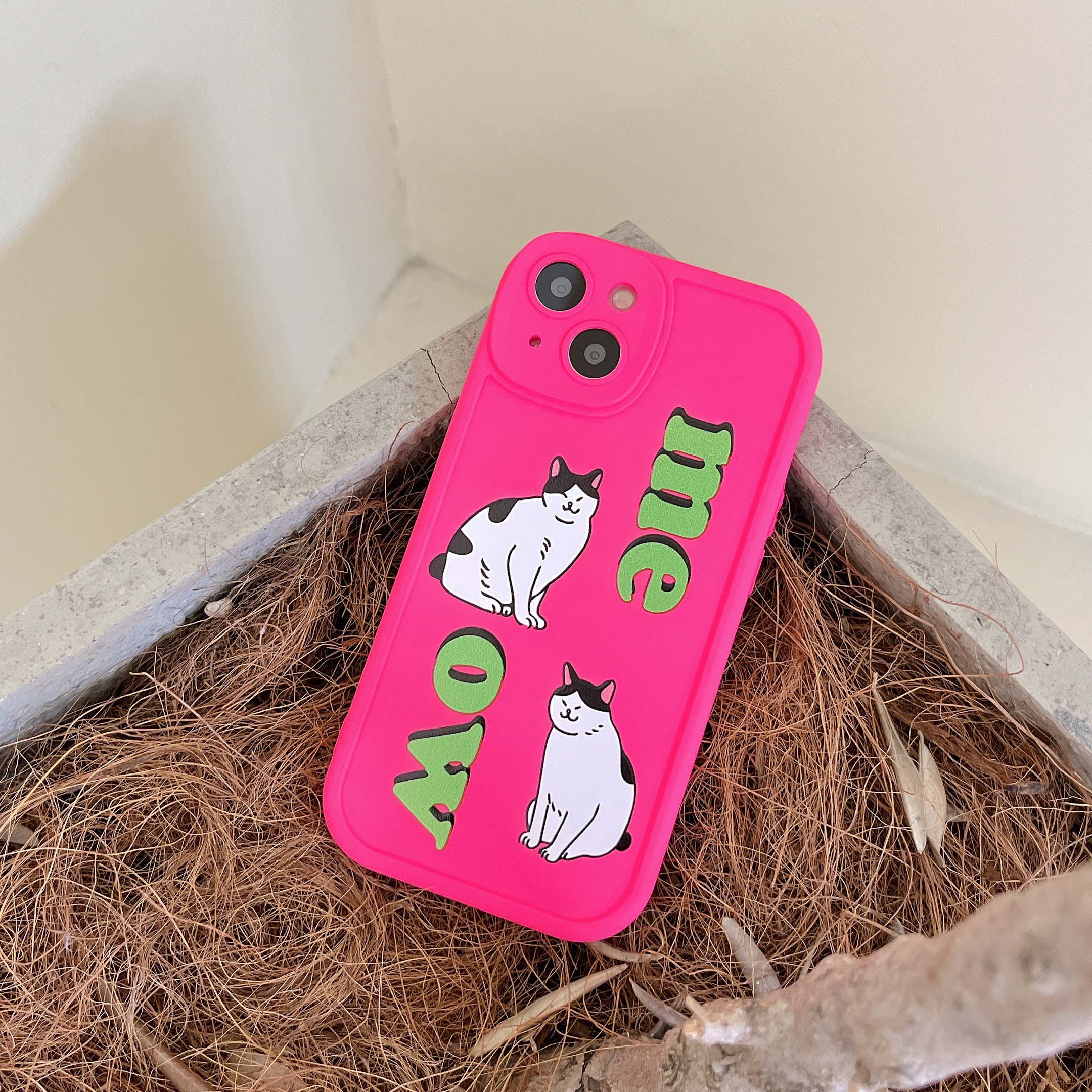 iPhone Cartoon Cat Phone Case