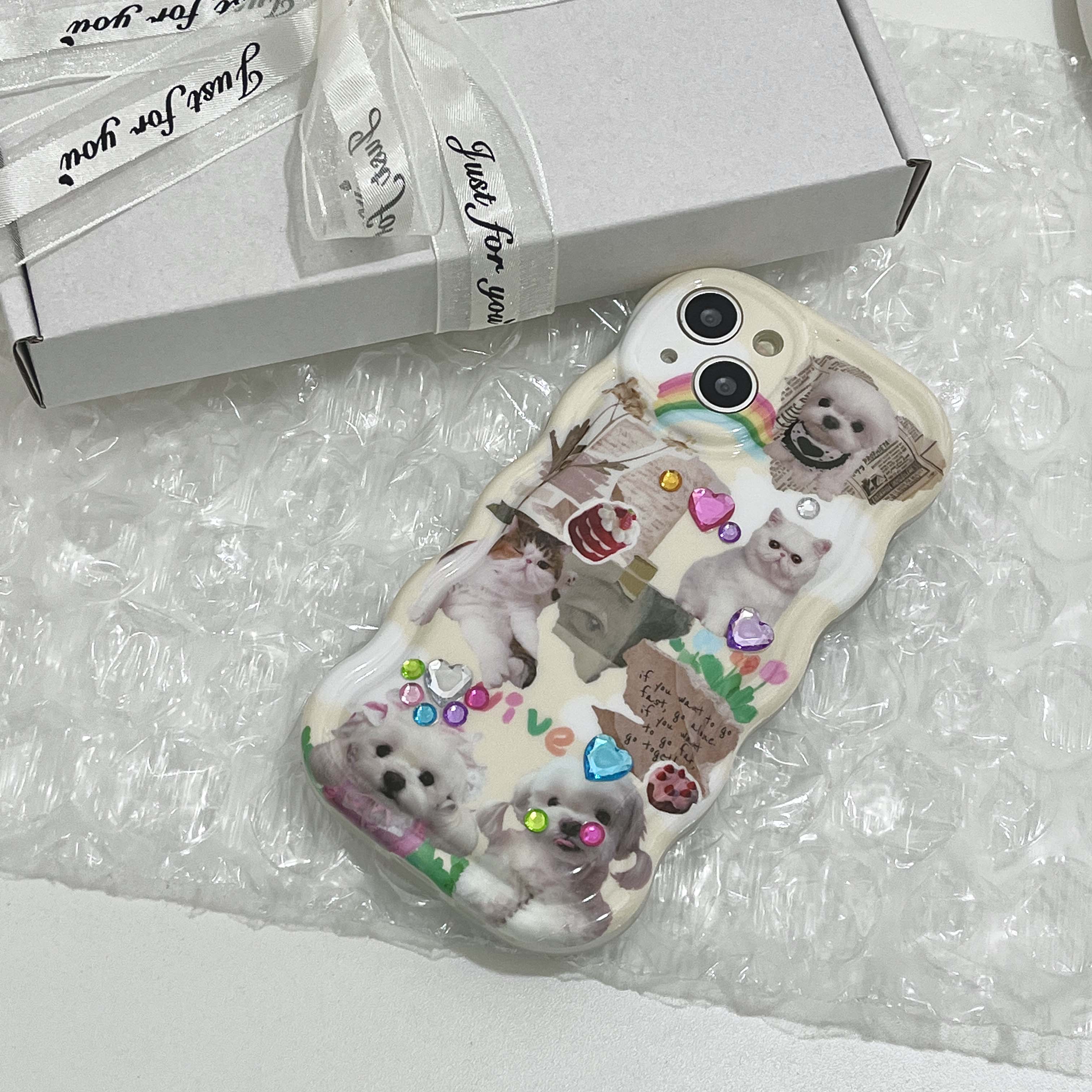 iPhone Cat and Dog Phone Case