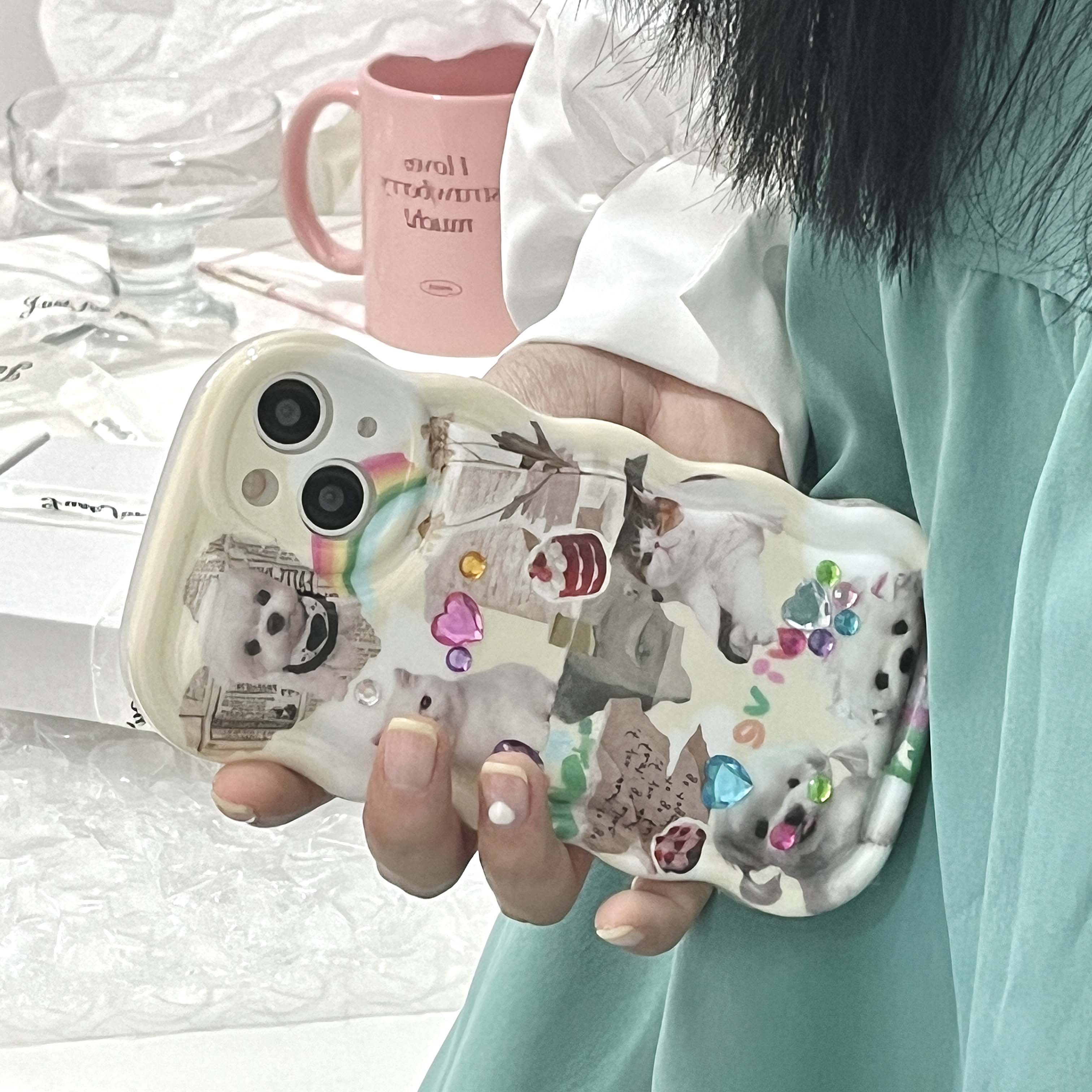 iPhone Cat and Dog Phone Case