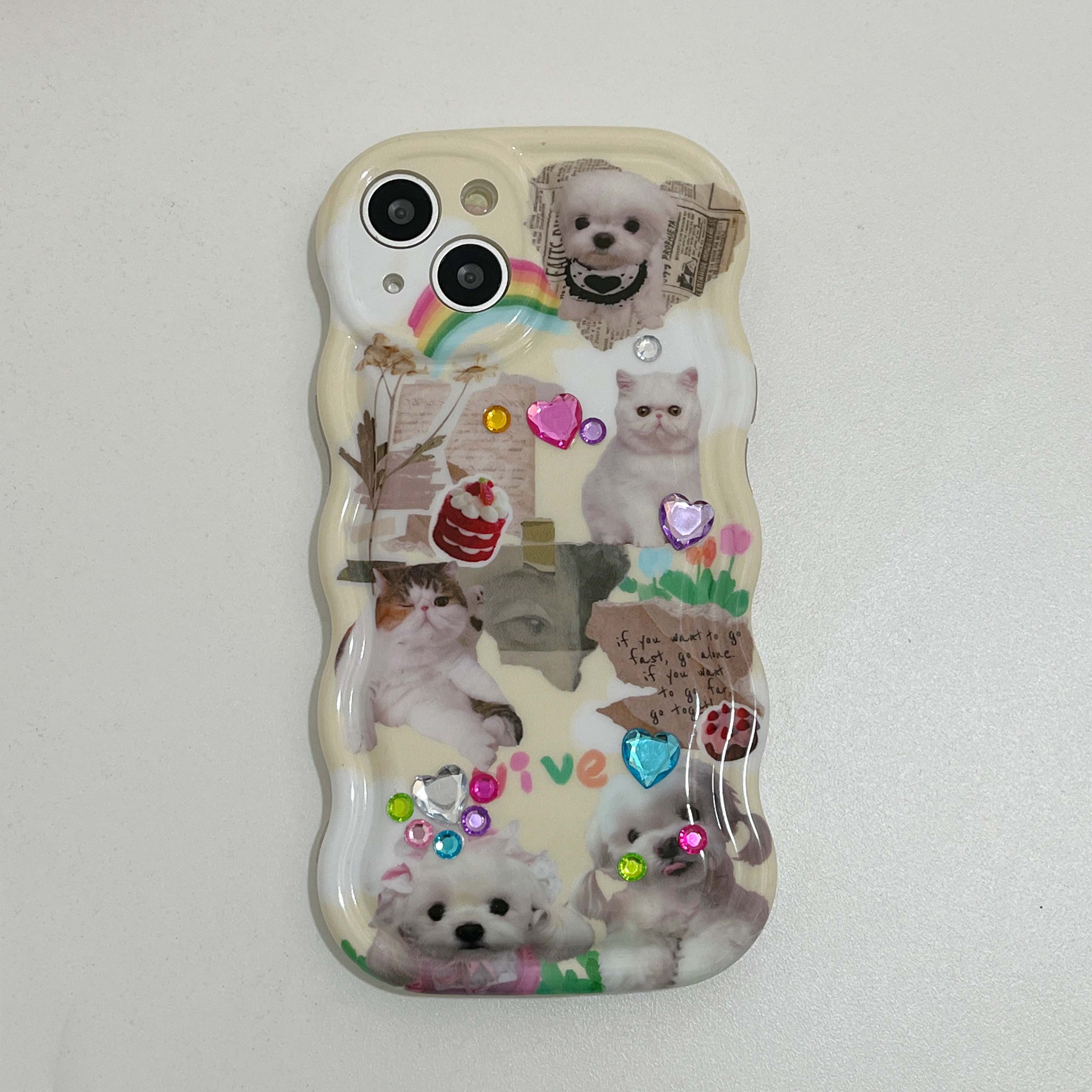 iPhone Cat and Dog Phone Case