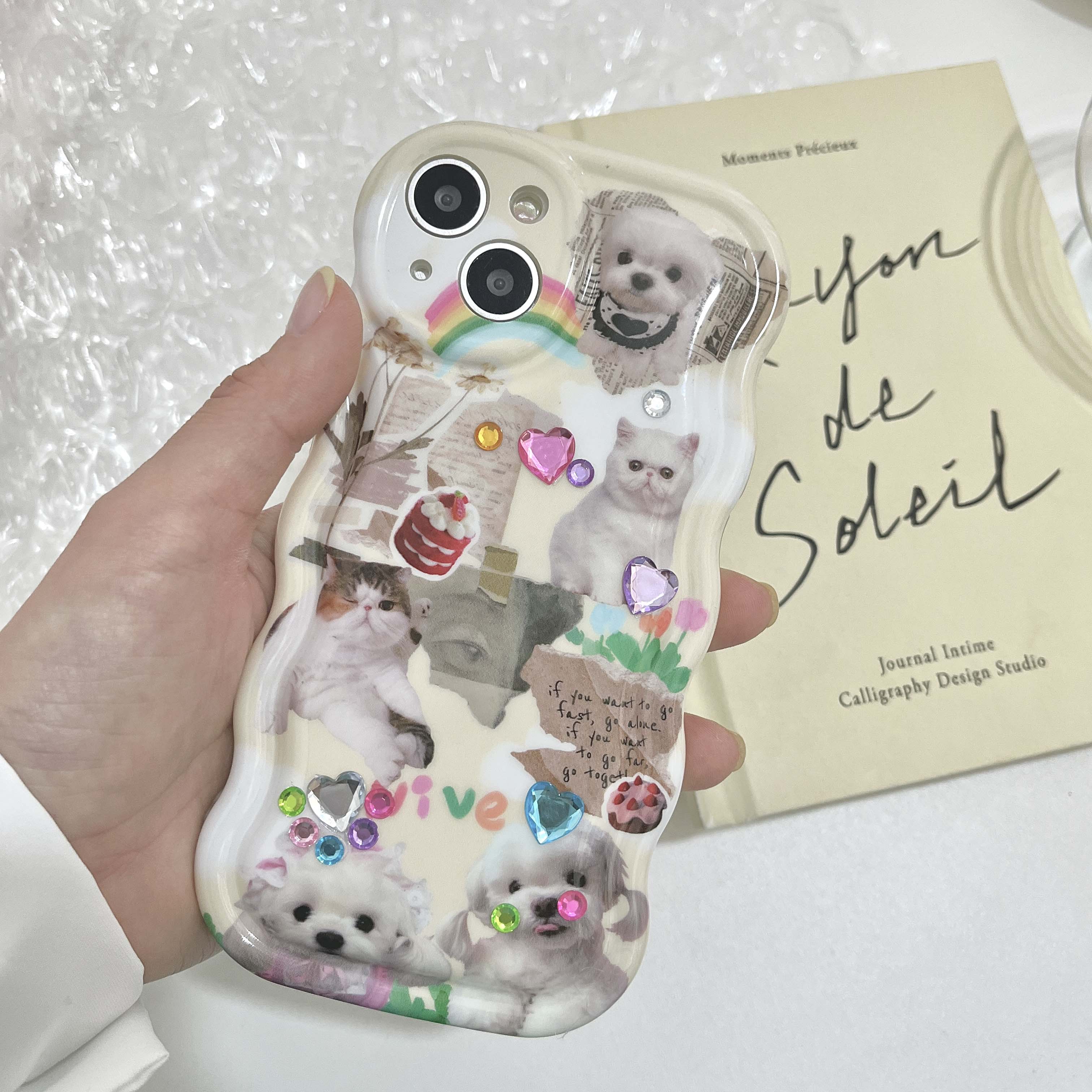 iPhone Cat and Dog Phone Case