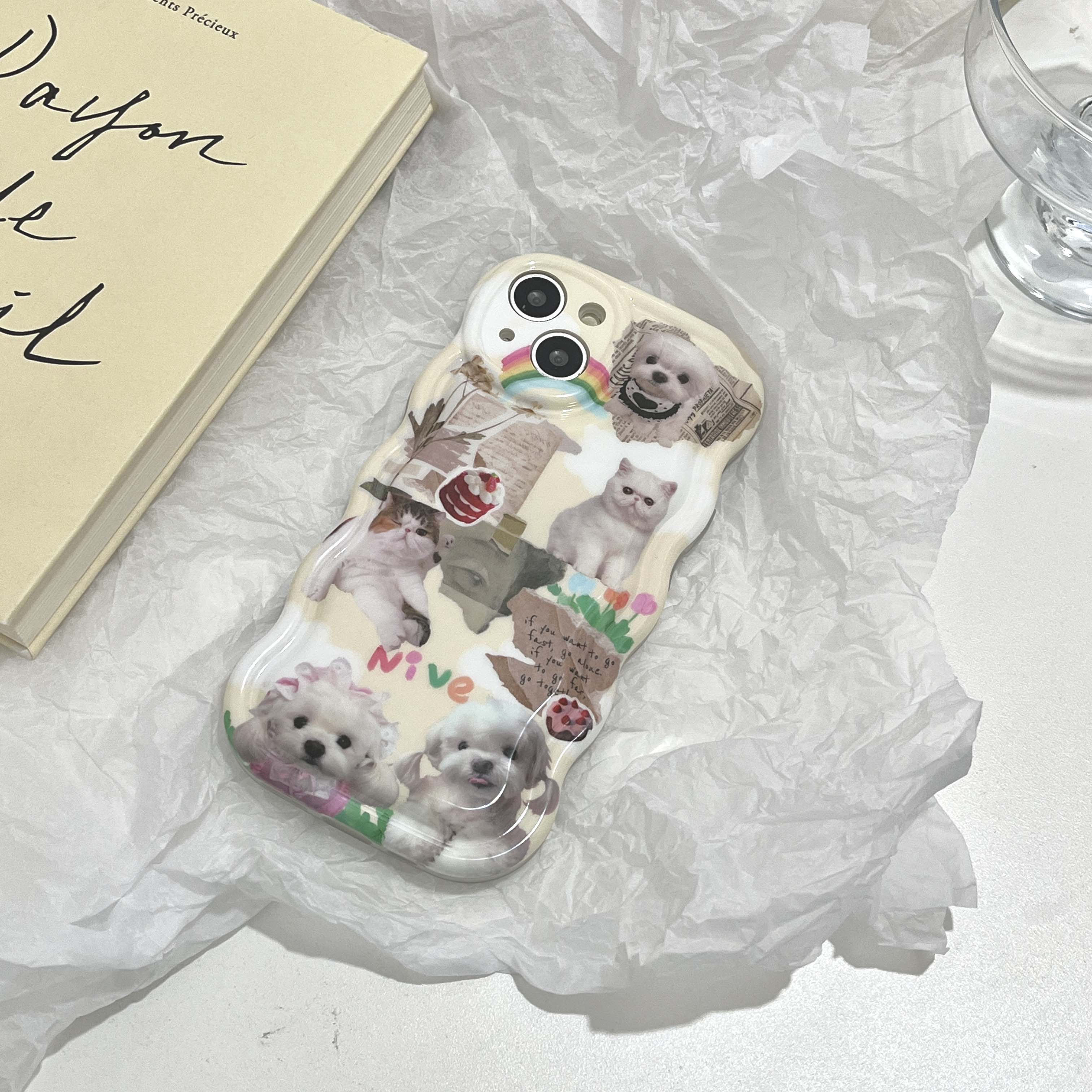 iPhone Cat and Dog Phone Case