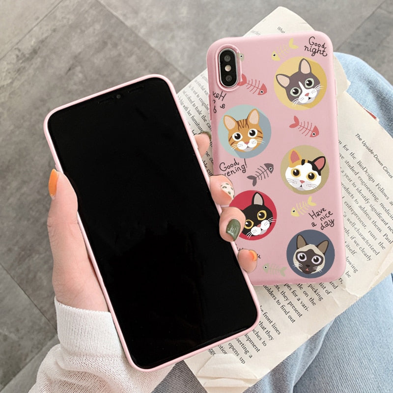 iPhone Cat Face Phone Case