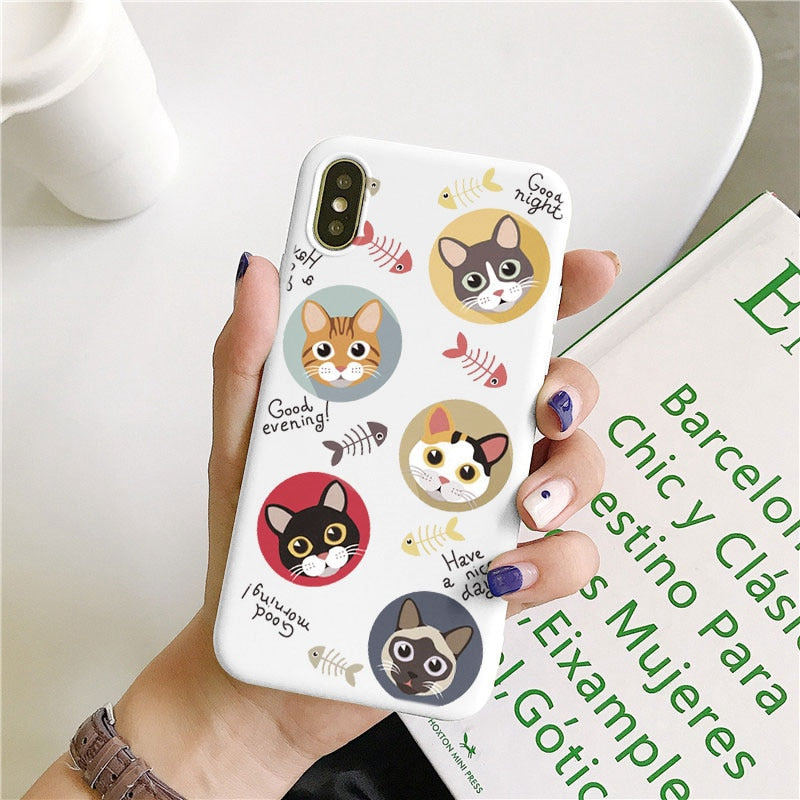 iPhone Cat Face Phone Case
