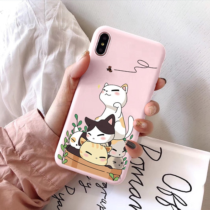 iPhone Cat Face Phone Case