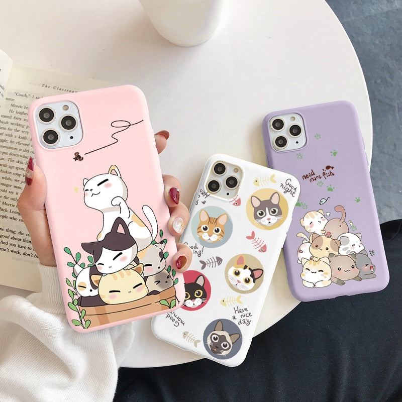 iPhone Cat Face Phone Case