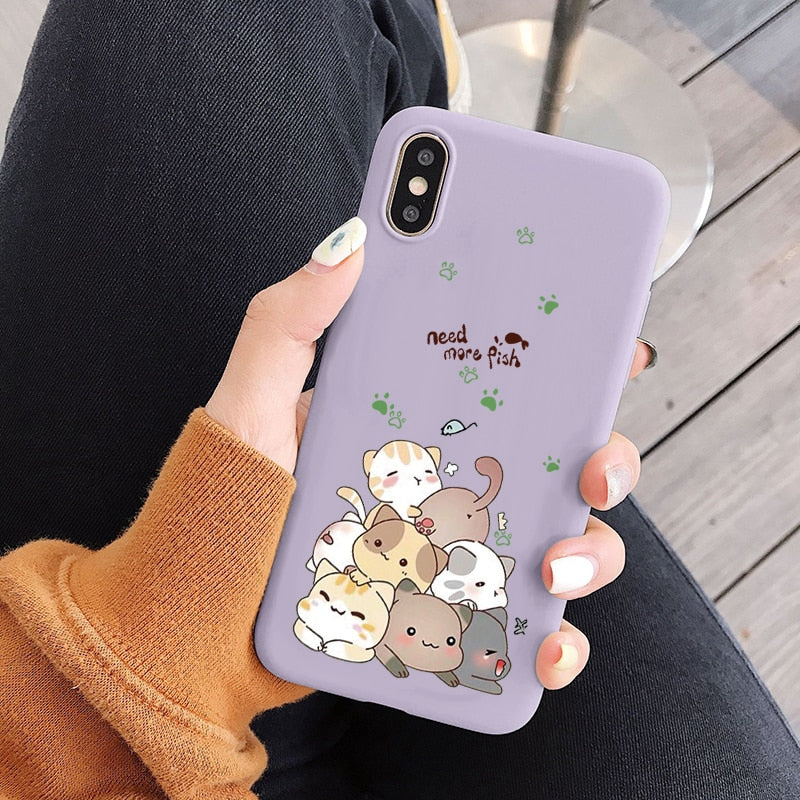 iPhone Cat Face Phone Case
