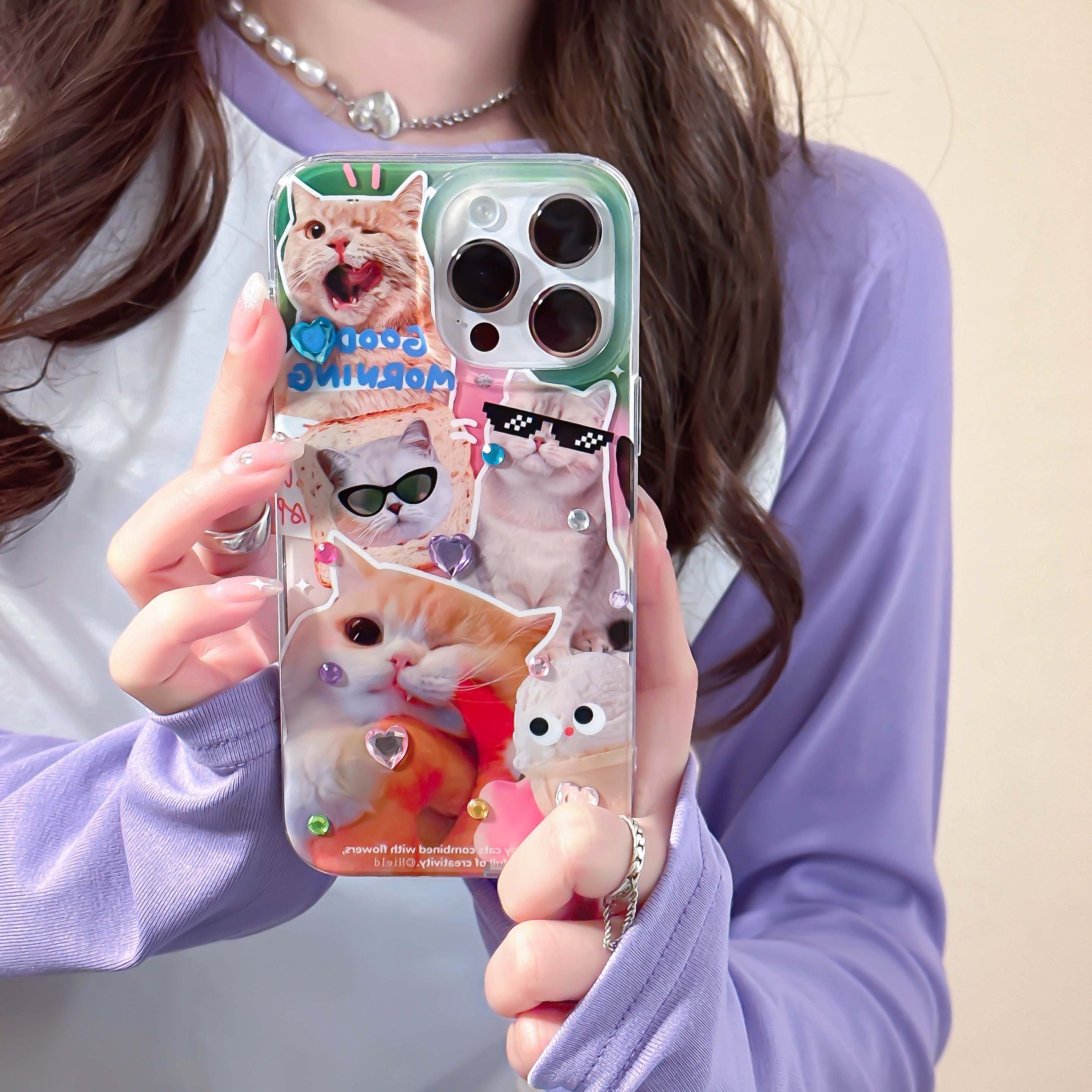 iPhone Cat Meme Phone Case