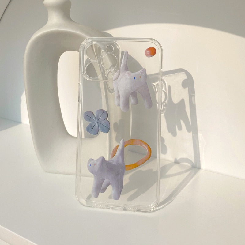iPhone Clear Cat Case