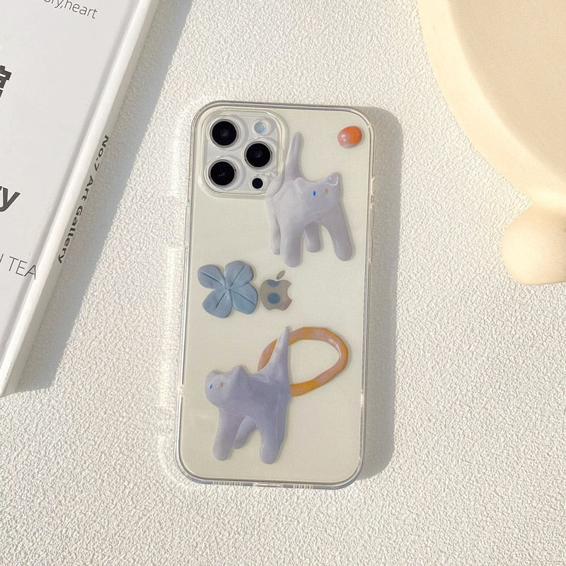 iPhone Clear Cat Case
