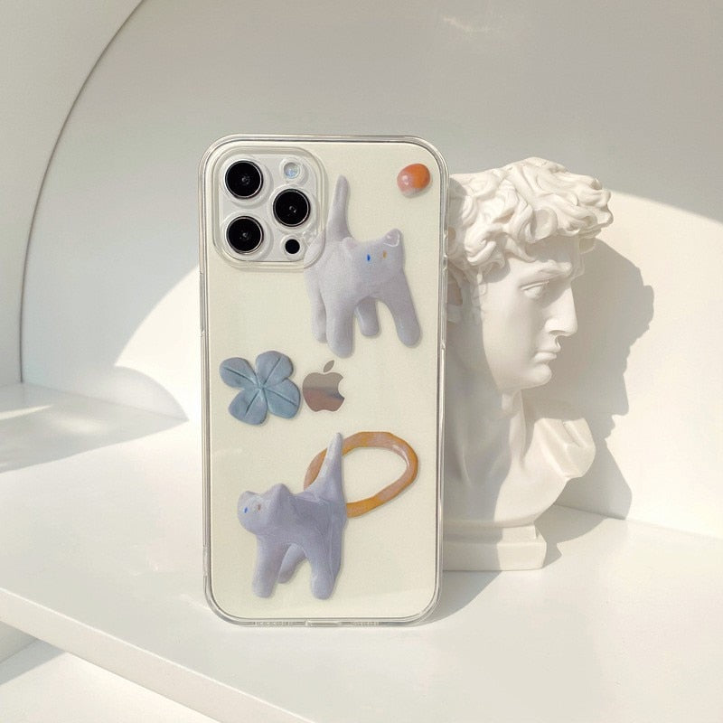iPhone Clear Cat Case