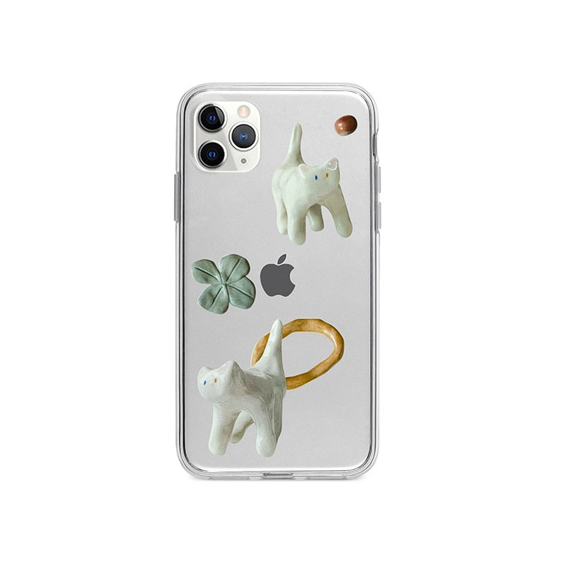 iPhone Clear Cat Case