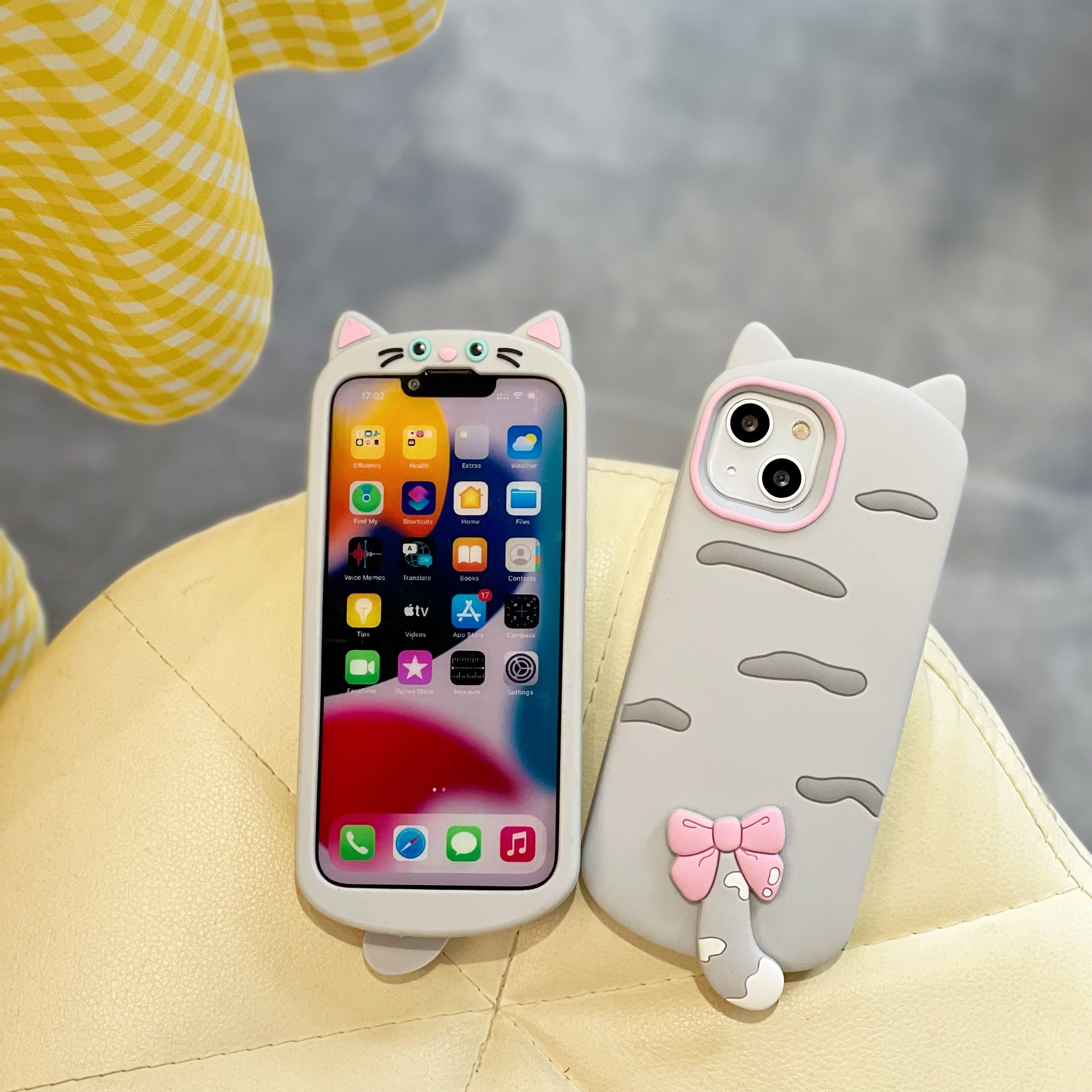 iPhone Grey Cat Phone Case