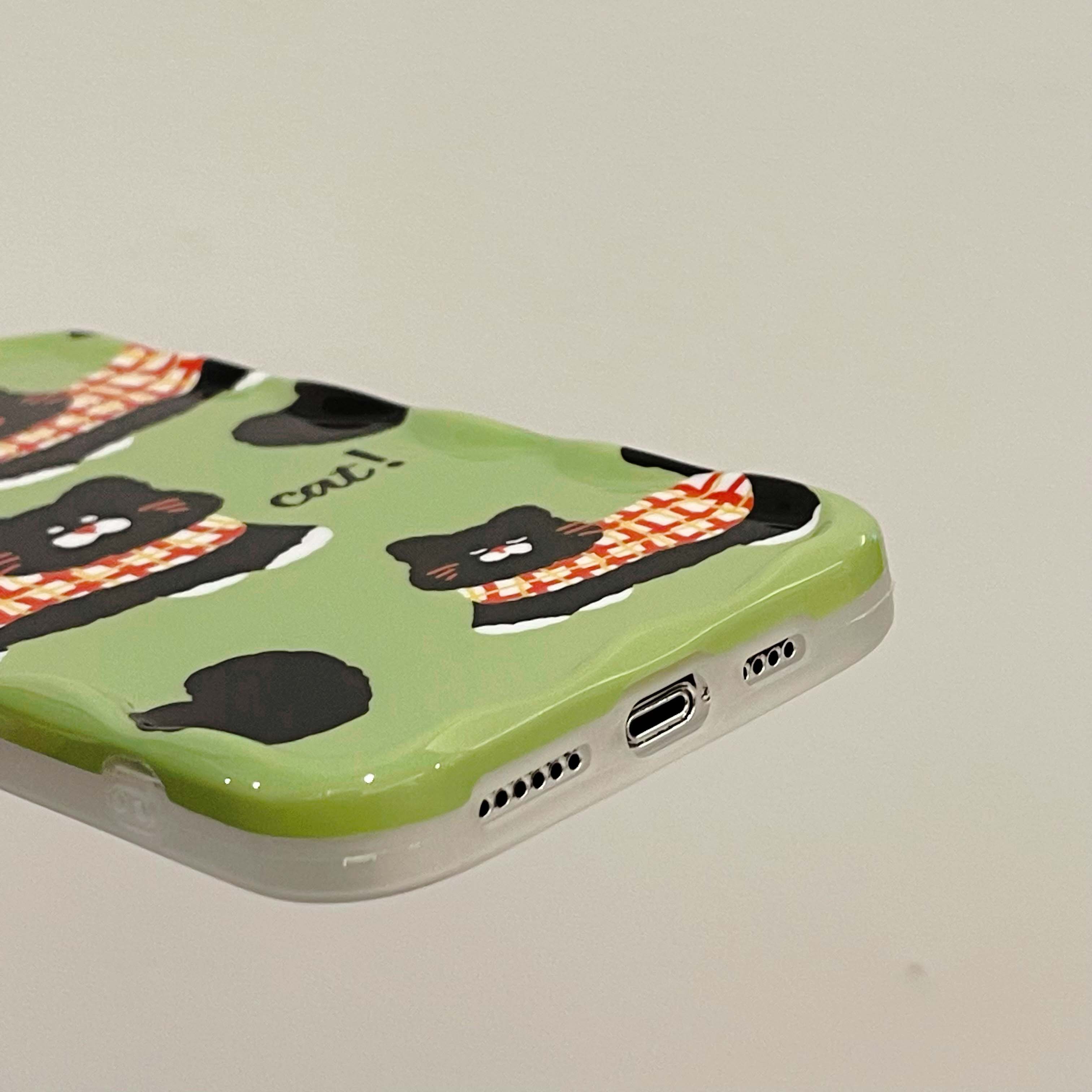 iPhone Matcha Cat Phone Case