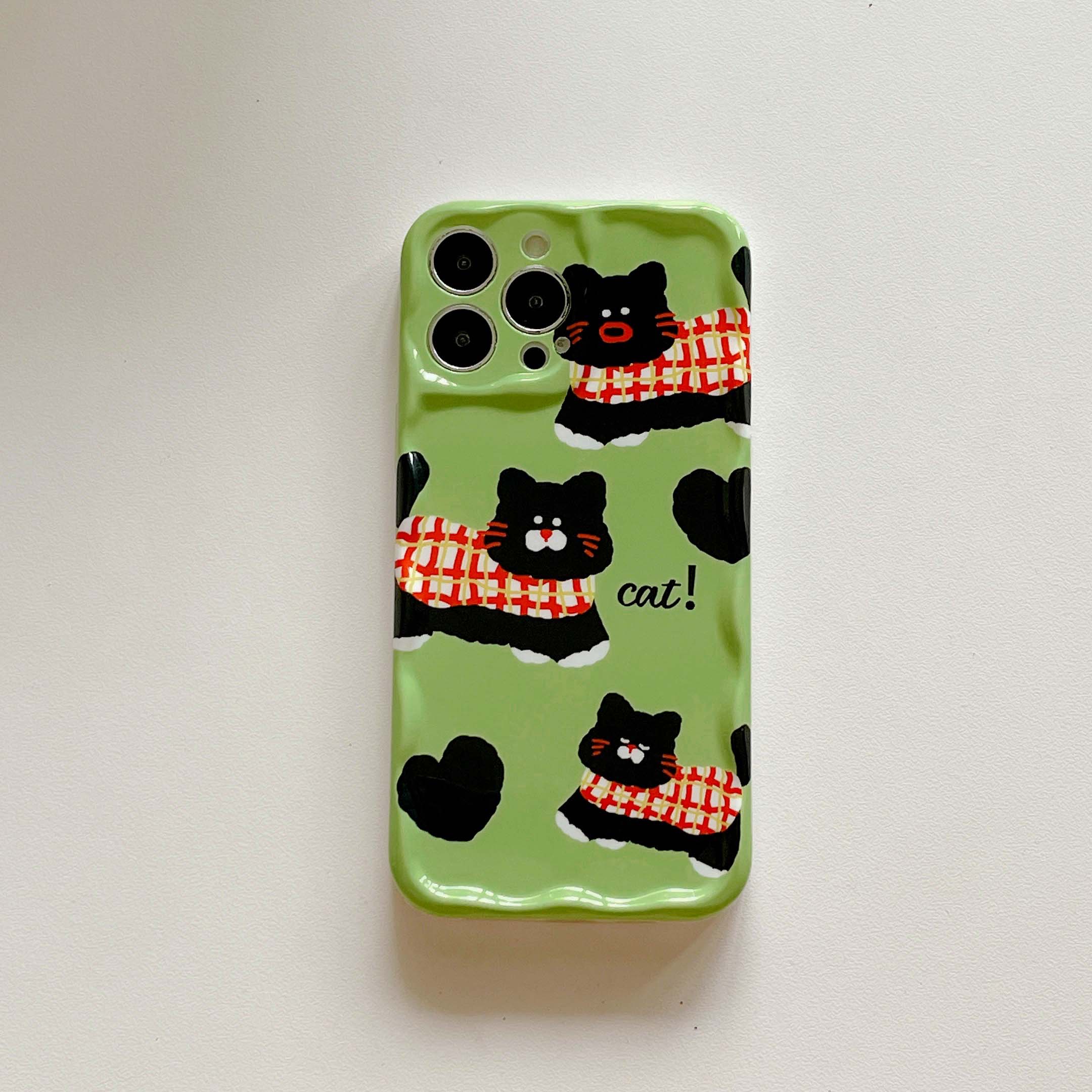 iPhone Matcha Cat Phone Case