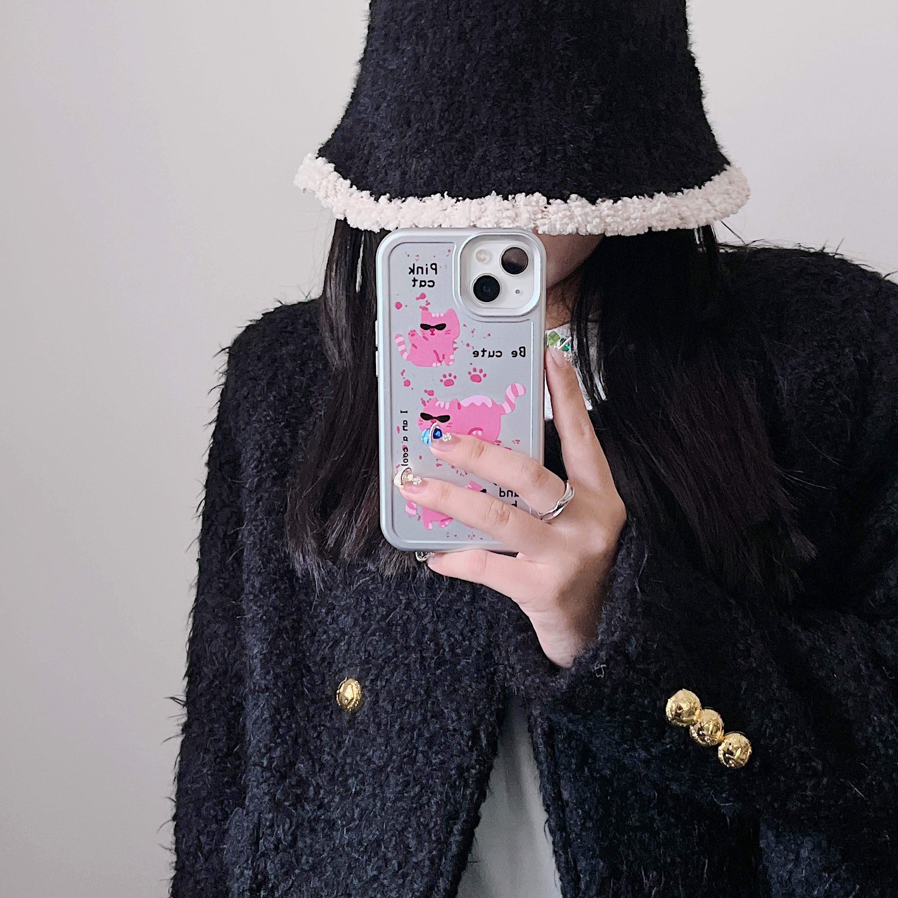 iPhone Pink Cat Phone Case