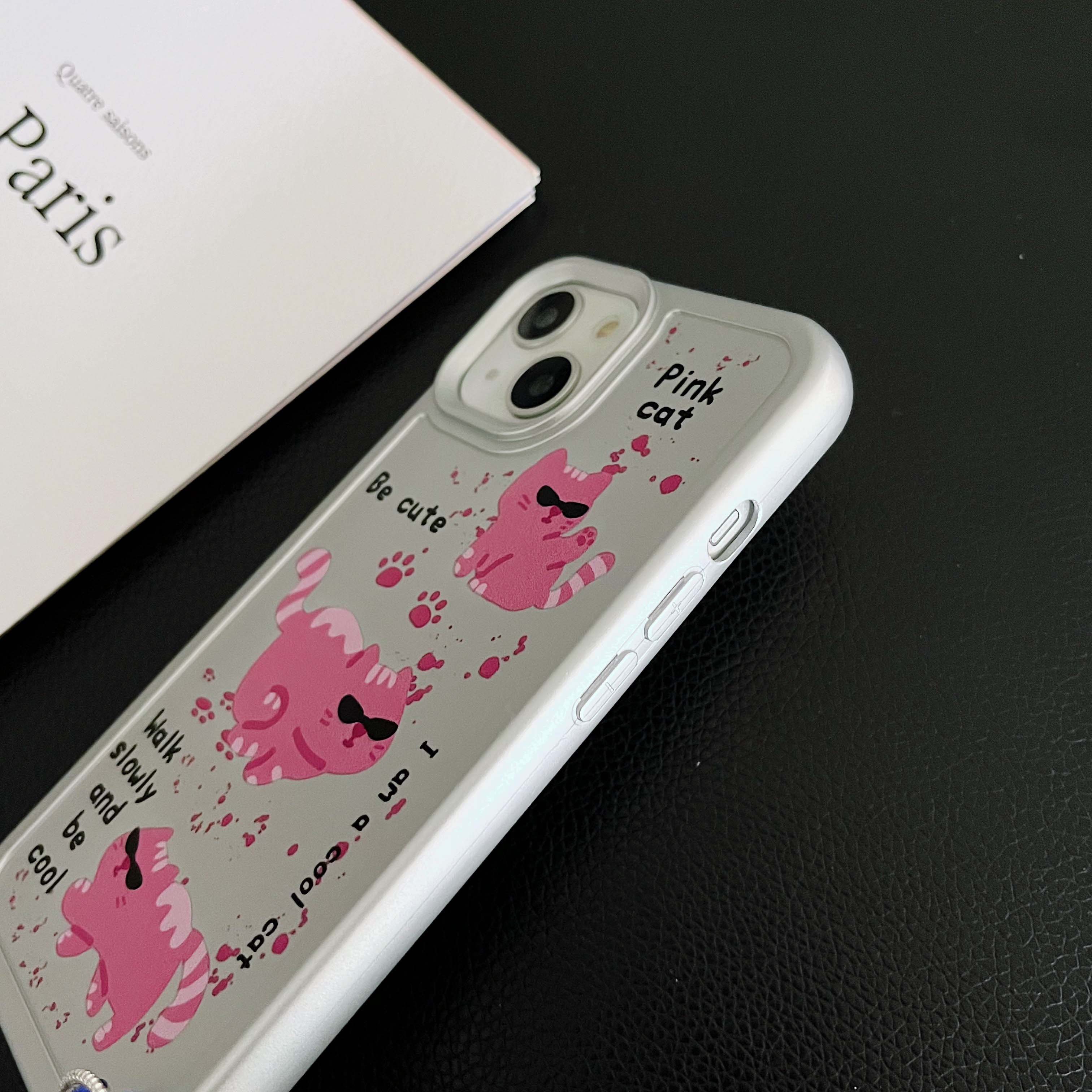 iPhone Pink Cat Phone Case