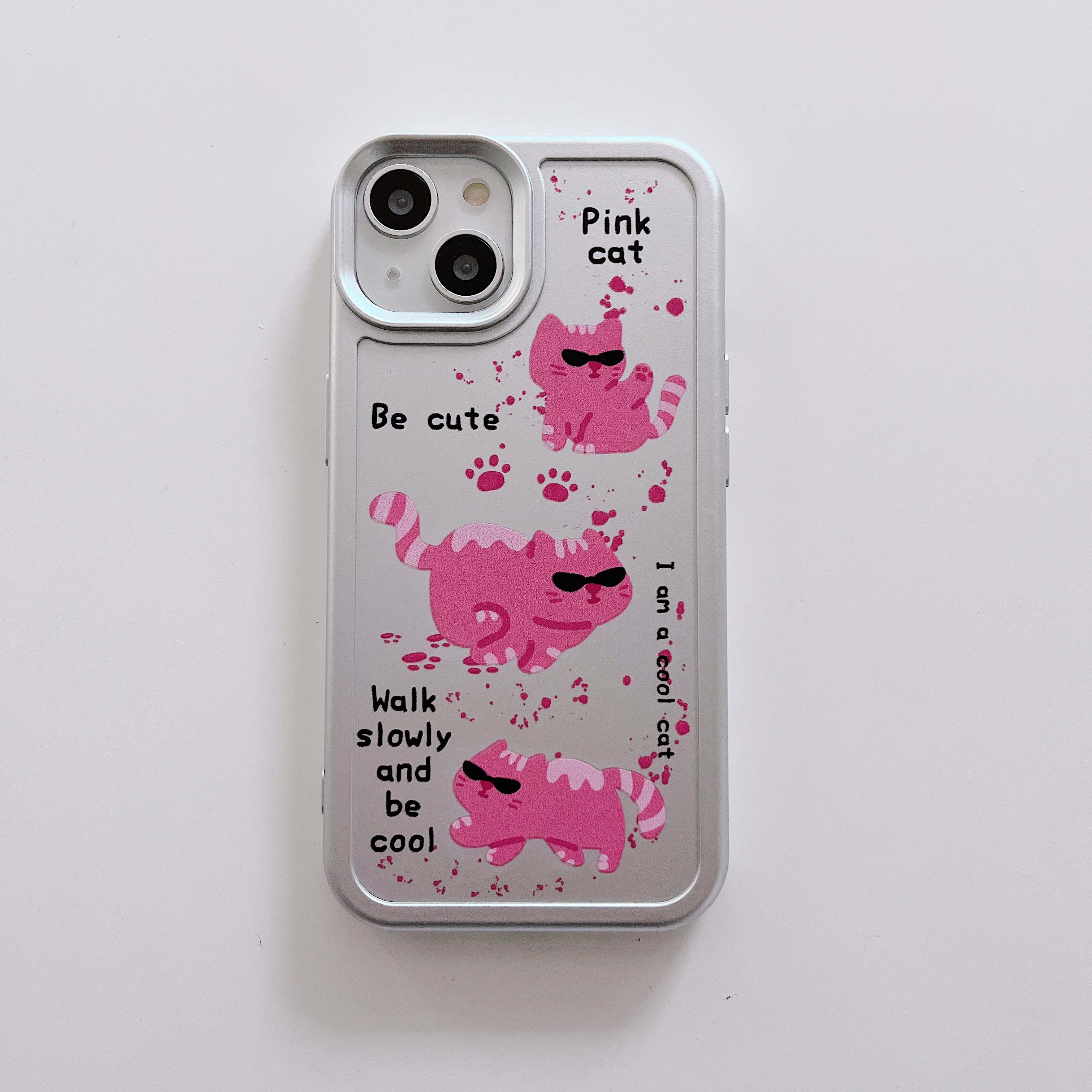iPhone Pink Cat Phone Case