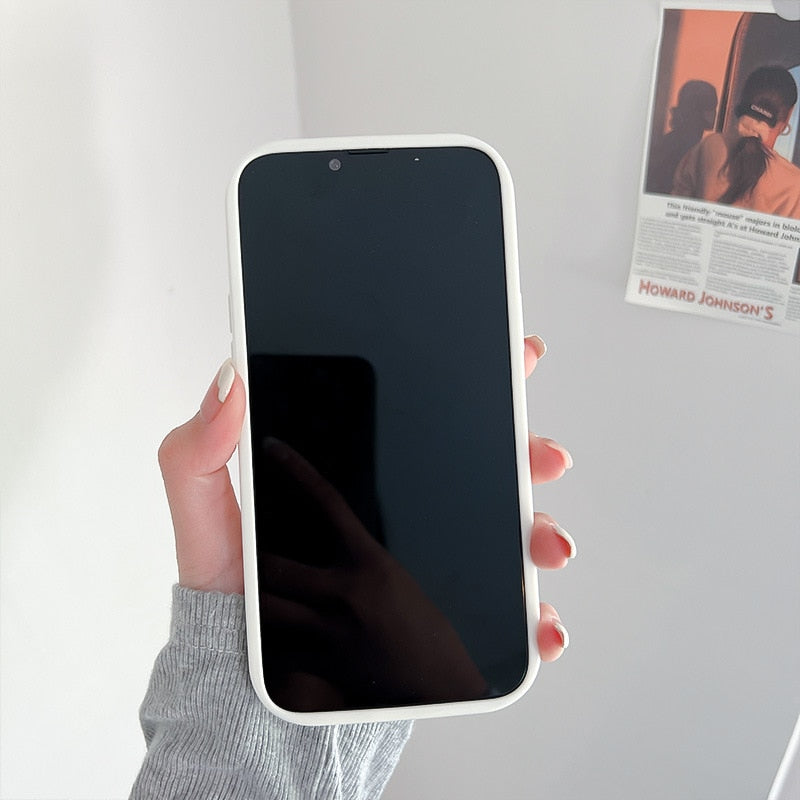 iPhone White Cat Phone Case