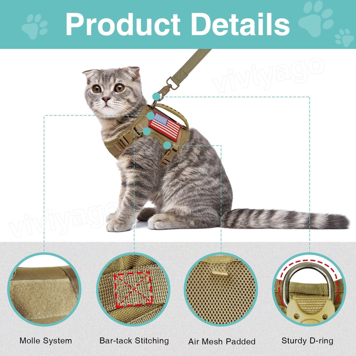 Jacket Harness for Cats
