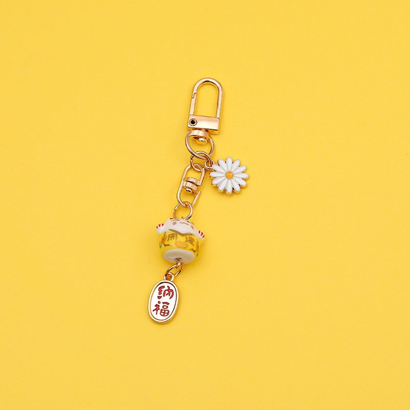 Japanese Cat Keychain