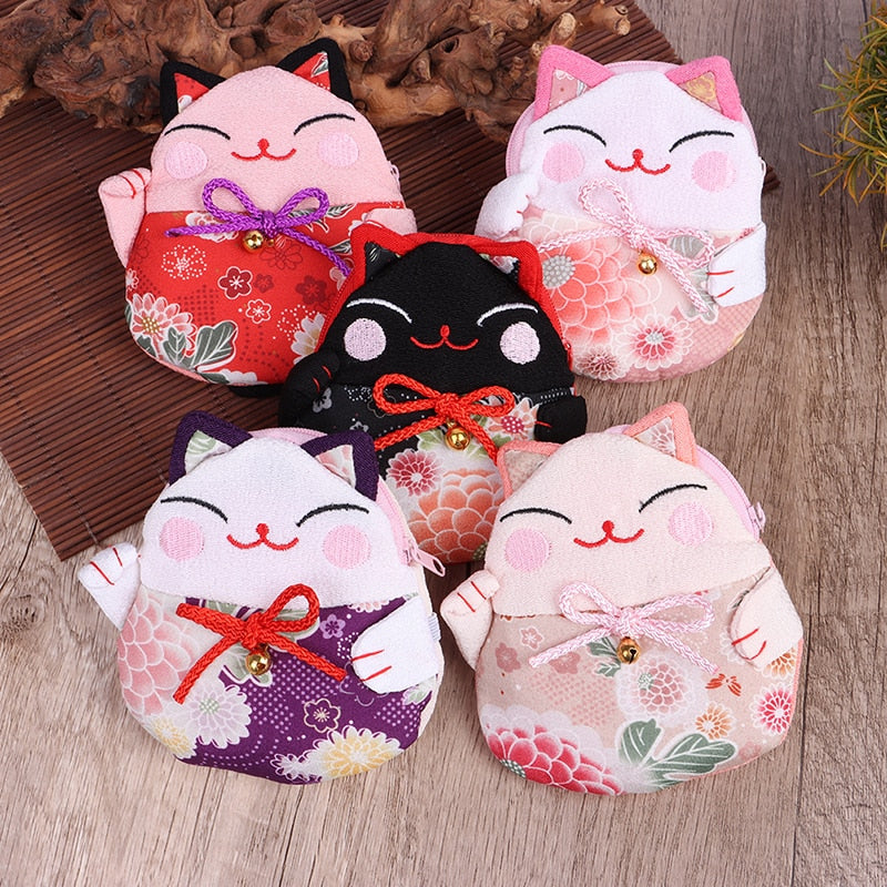 Japanese Cat Purse