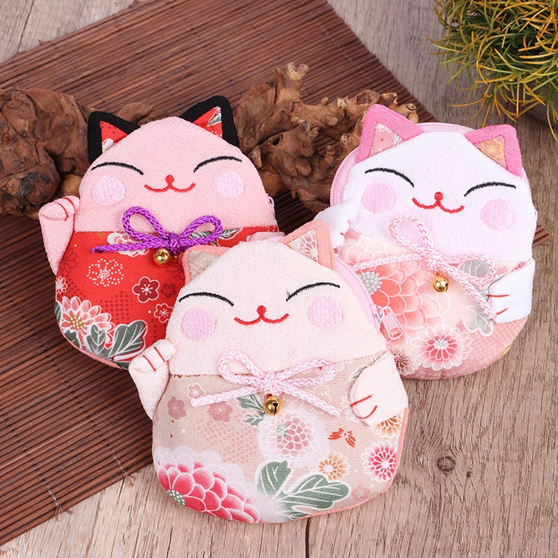 Japanese Cat Purse