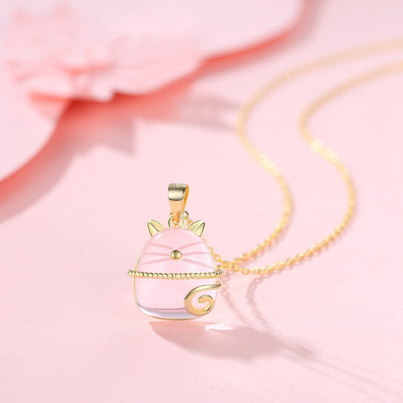 Japanese Lucky Cat Necklace