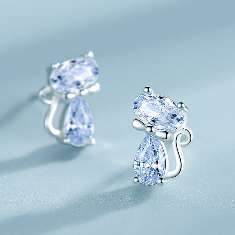 Jewel Cat Earrings
