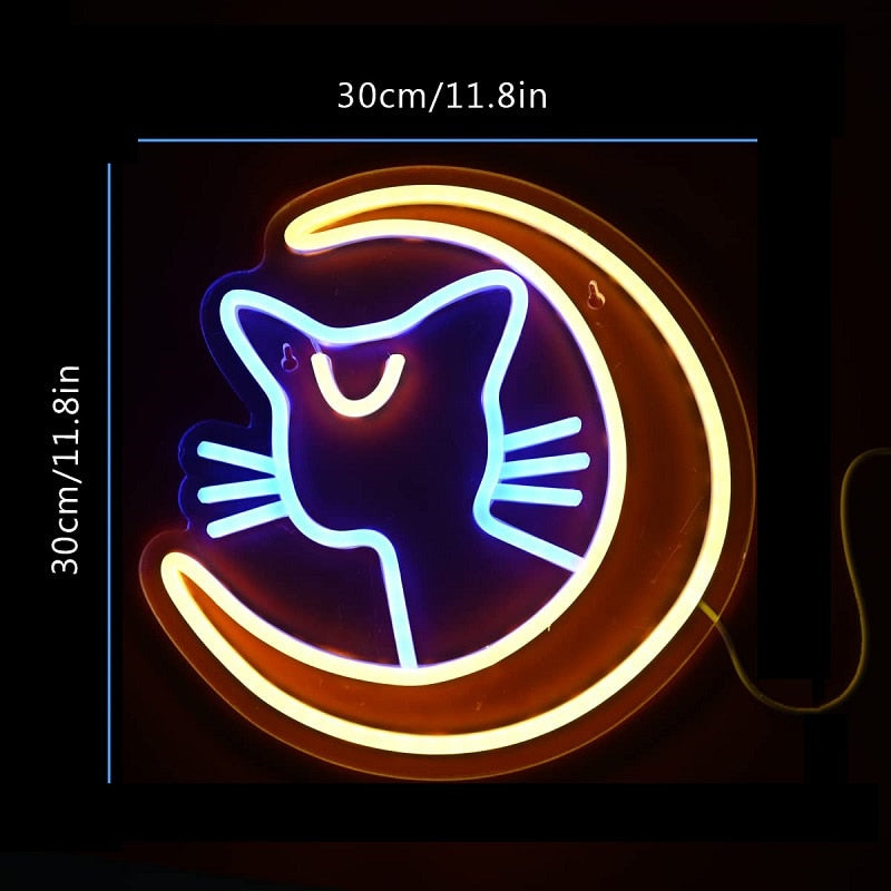 Kawaii Cat Night Light