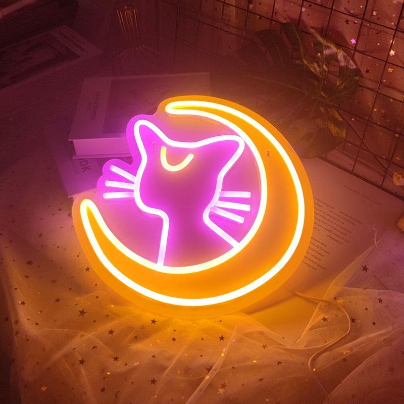 Kawaii Cat Night Light